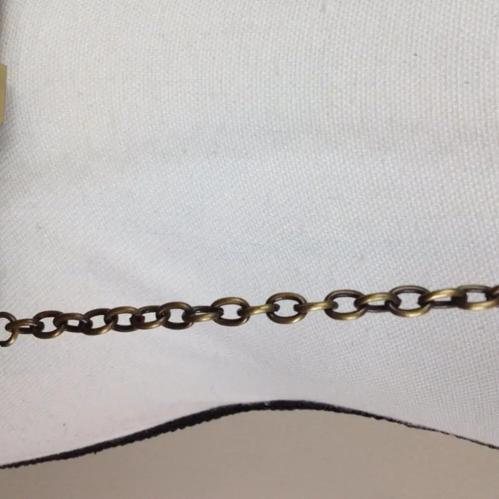 Sondra Roberts Bag Metallic Gold Clutch Crossbody Chain Clutch Purse